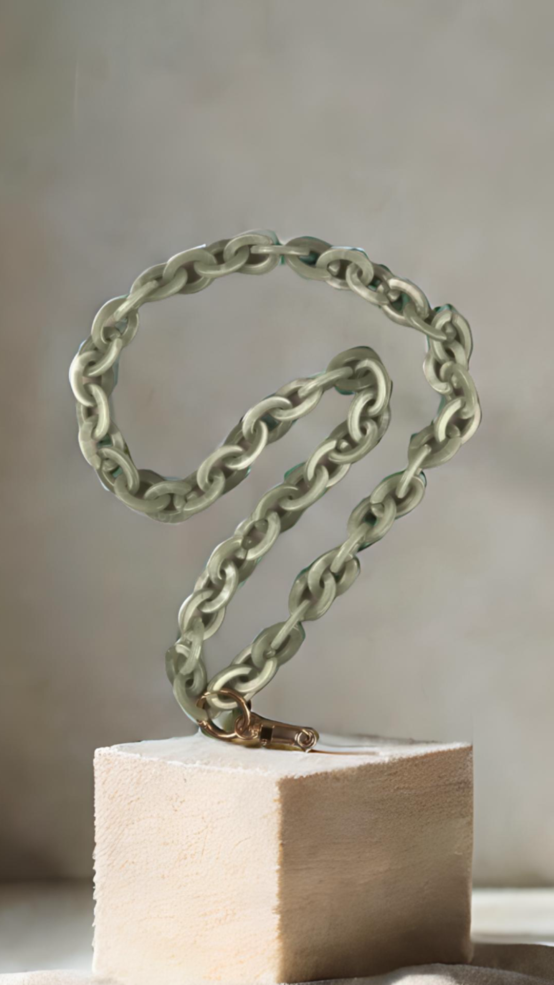 Chain Strap Green - Tulum - 125cm 1