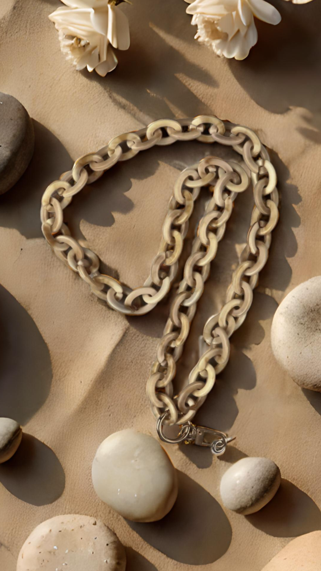 Chain Strap Beige - Monaco - 125cm 2