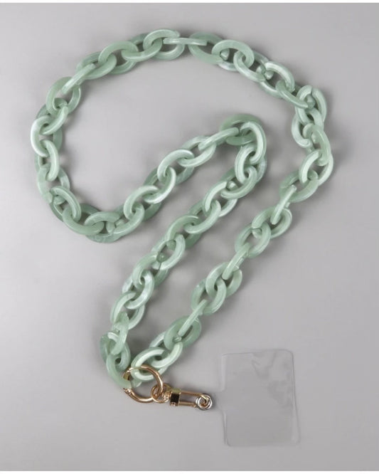 Chain Strap Green - Tulum - 125cm