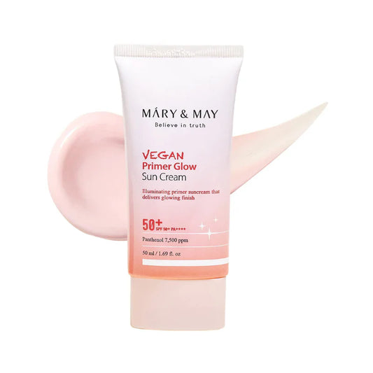 Mary & May - Vegan Primer Glow Sun Cream SPF50+ PA++++