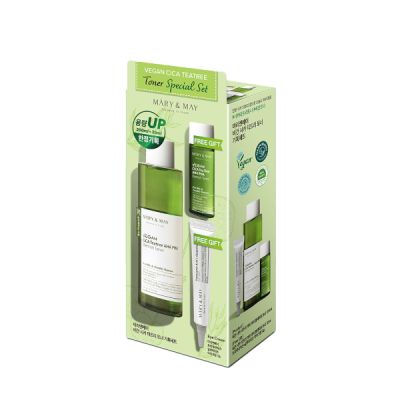 Mary & May - Vegan CICA Tea Tree Toner Special Set - 1set (3items)