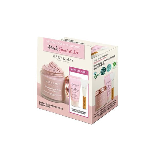 Mary & May - Vegan Hyaluronic Hydra Wash Off Mask Special Gift Set